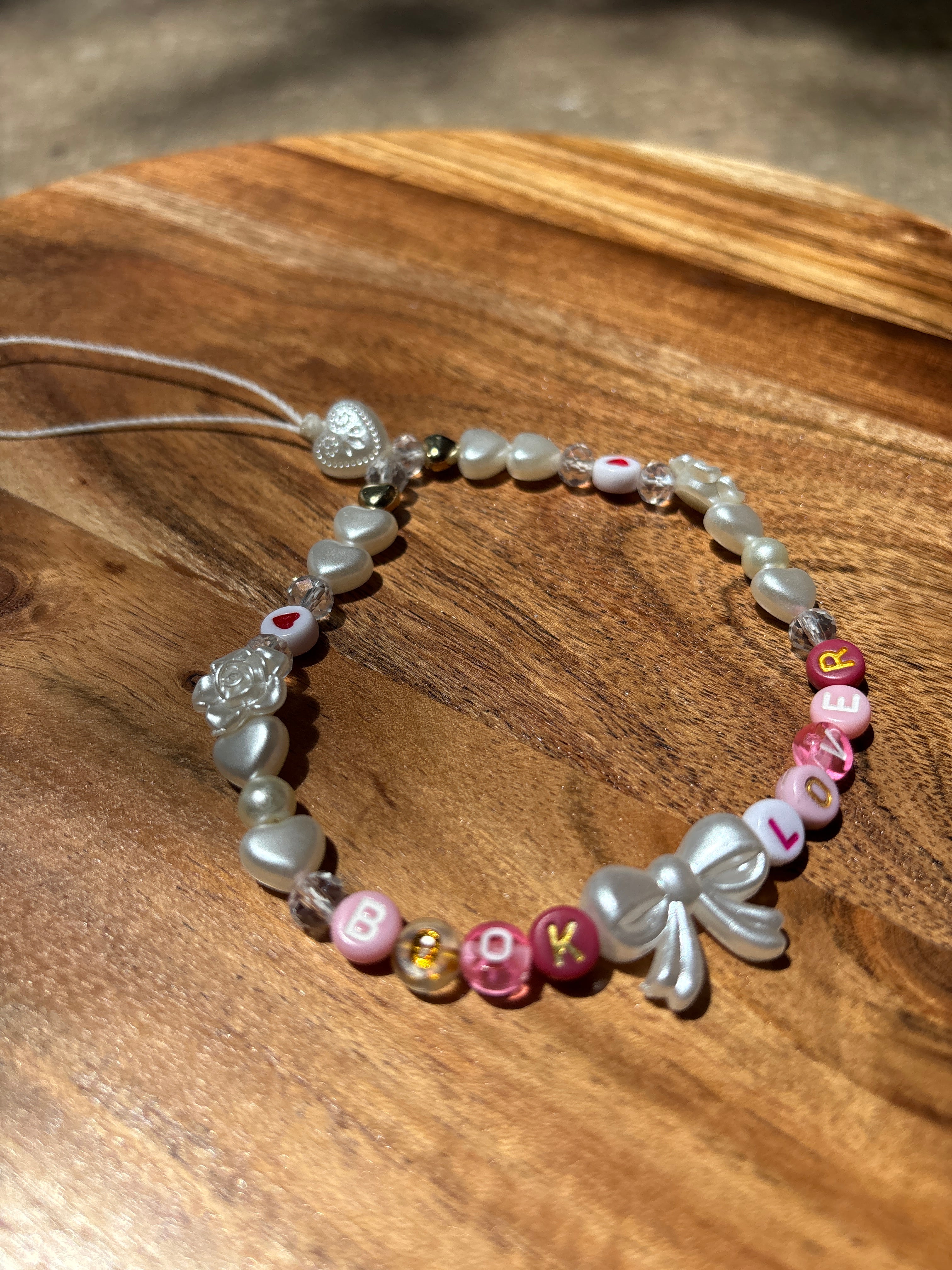 Bookish Beaded  Wrist Straps