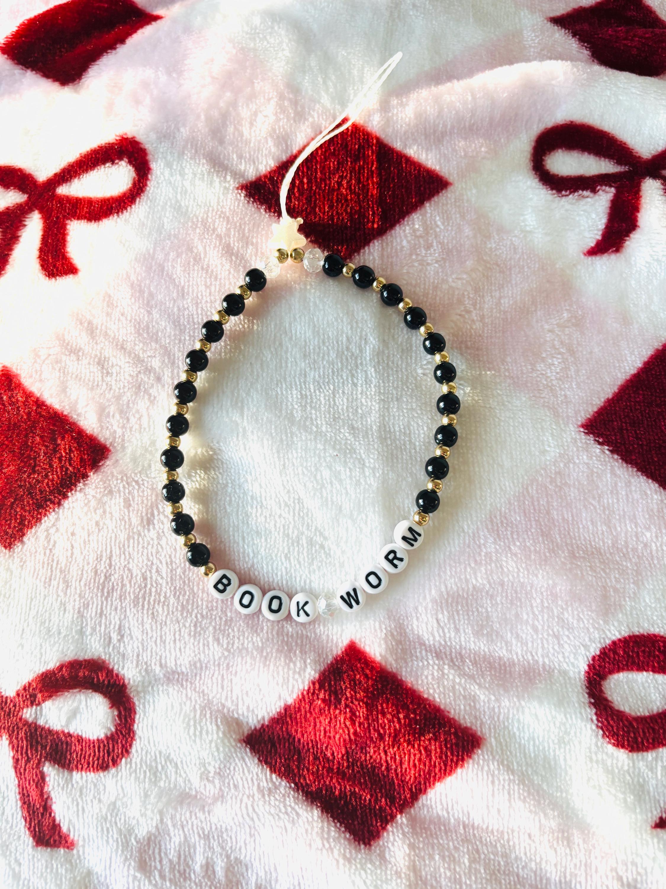 Bookish Beaded  Wrist Straps