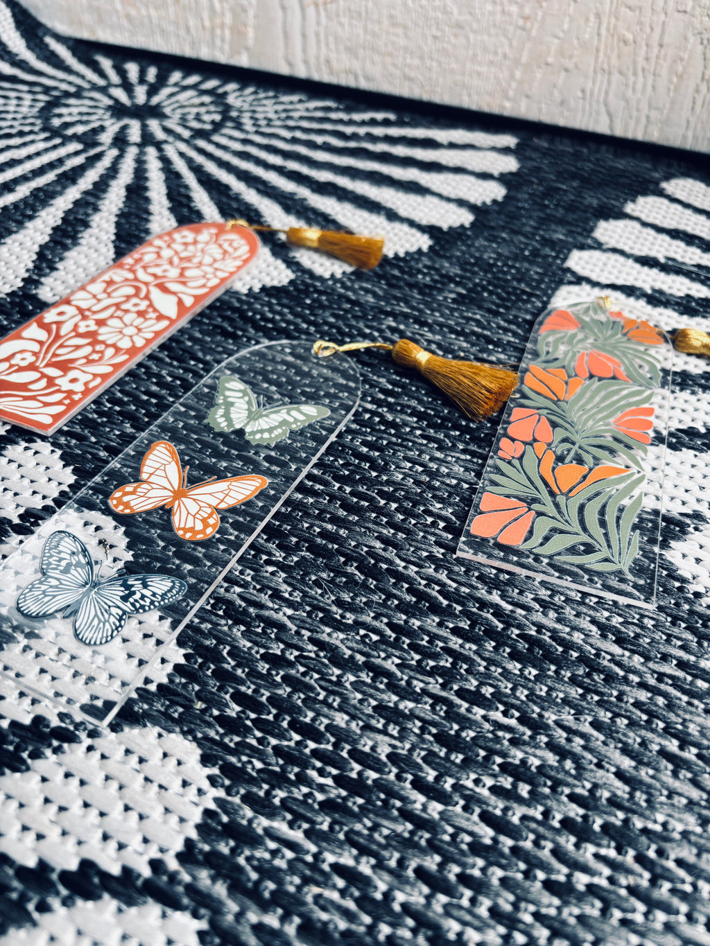 Acrylic Tassle Bookmarks