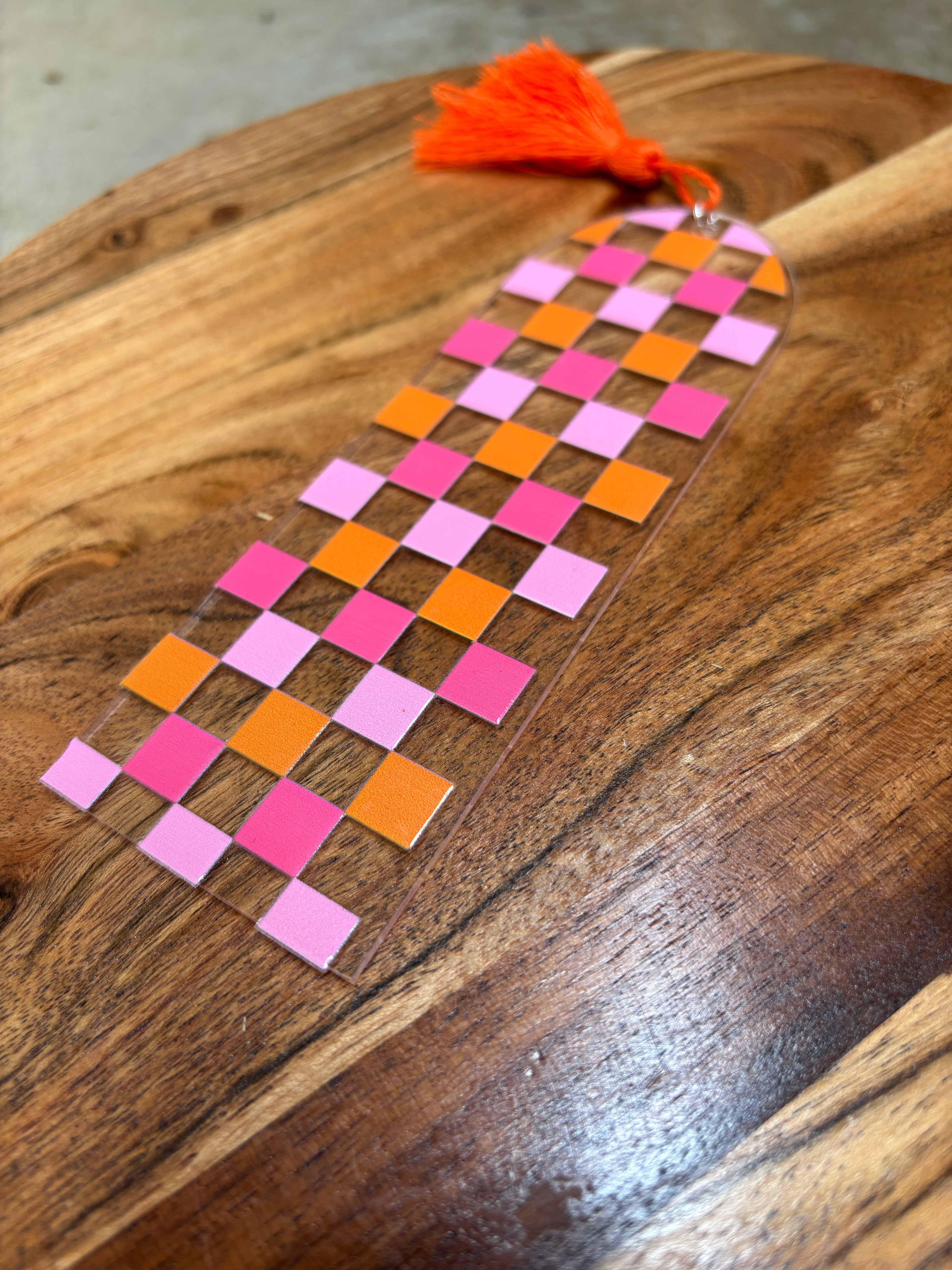 Acrylic Tassle Bookmarks